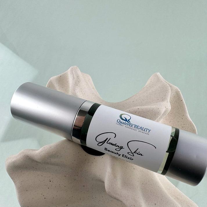 Qualerex Beauty Glowing Skin Beauty Elixir – Illuminating Facial Oil with Antioxidants and Botanical Extracts for Soft, Radiant Skin