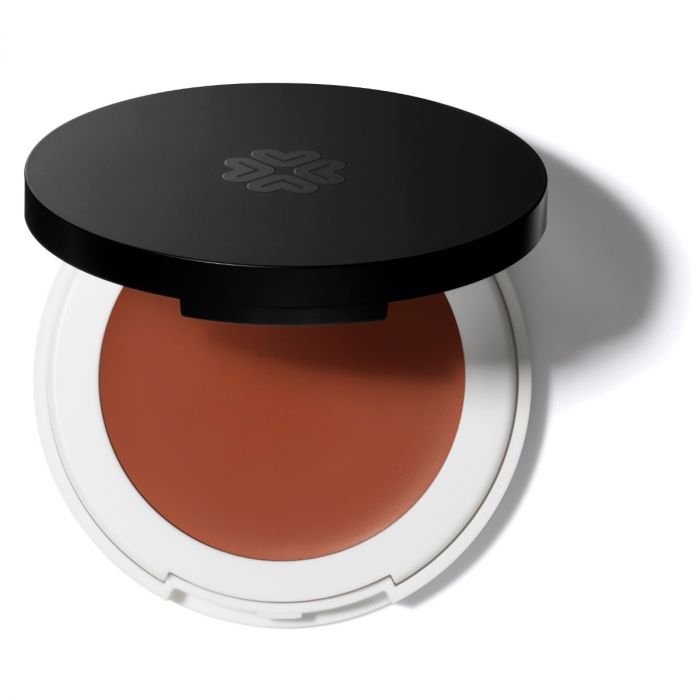 Lily Lolo Aria Cream Concealer: Vegan. Gluten Free. GMO Free. Cruelty Free. Dark with warm undertones.