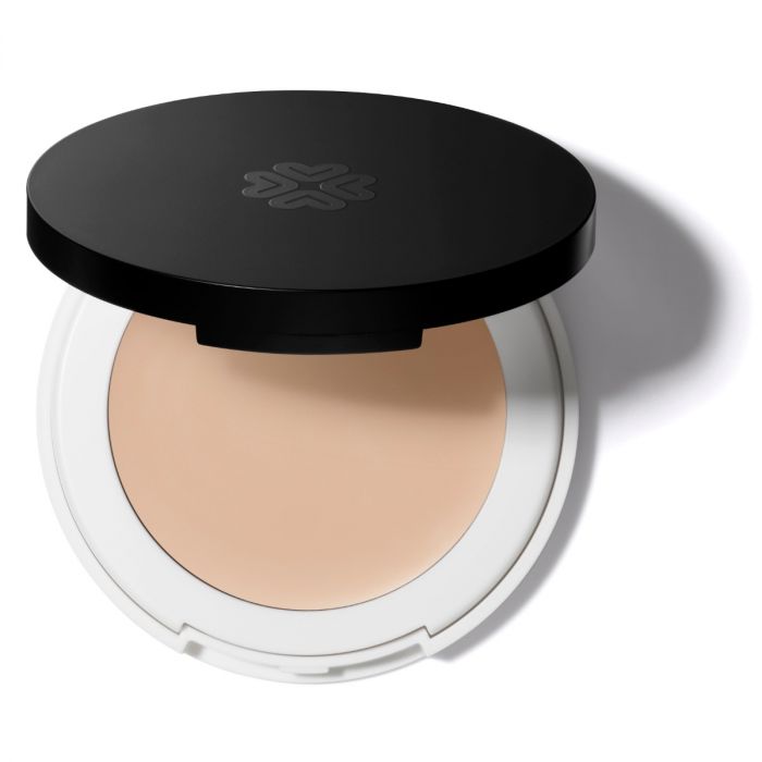 Lily Lolo Voile Cream Concealer: Vegan. Gluten Free. GMO Free. Cruelty Free. Light with neutral undertones.