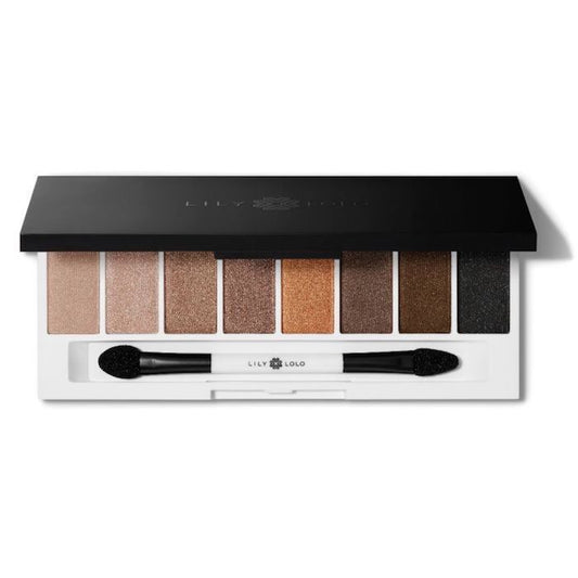 Lily Lolo Laid Bare Eye Palette : Vegan. Gluten Free. GMO Free. Cruelty Free.  A beautiful collection of eight eye shadows in wearable, neutral shades for every skin tone.