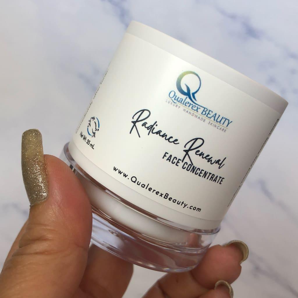 Qualerex Beauty Radiance Renewal Face Concentrate • Luxurious Instant Moisture Boost Nourish and Revitalize Radiant Complexion