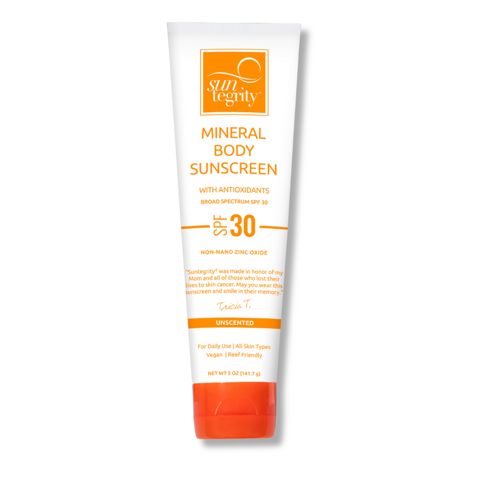 Suntegrity UNSCENTED Mineral Body Sunscreen, Broad Spectrum SPF 30
