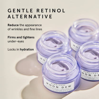 Herbivore Botanicals Moon Dew 1% Bakuchiol + Peptides Retinol Alternative Firming Eye Cream