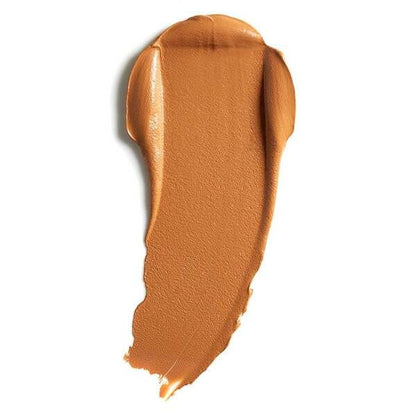 Lily Lolo Challis Cream Foundation: Deep tan with warm undertones. Vegan. Gluten Free. GMO Free. Cruelty Free. Infused with nourishing jojoba and argan oils.