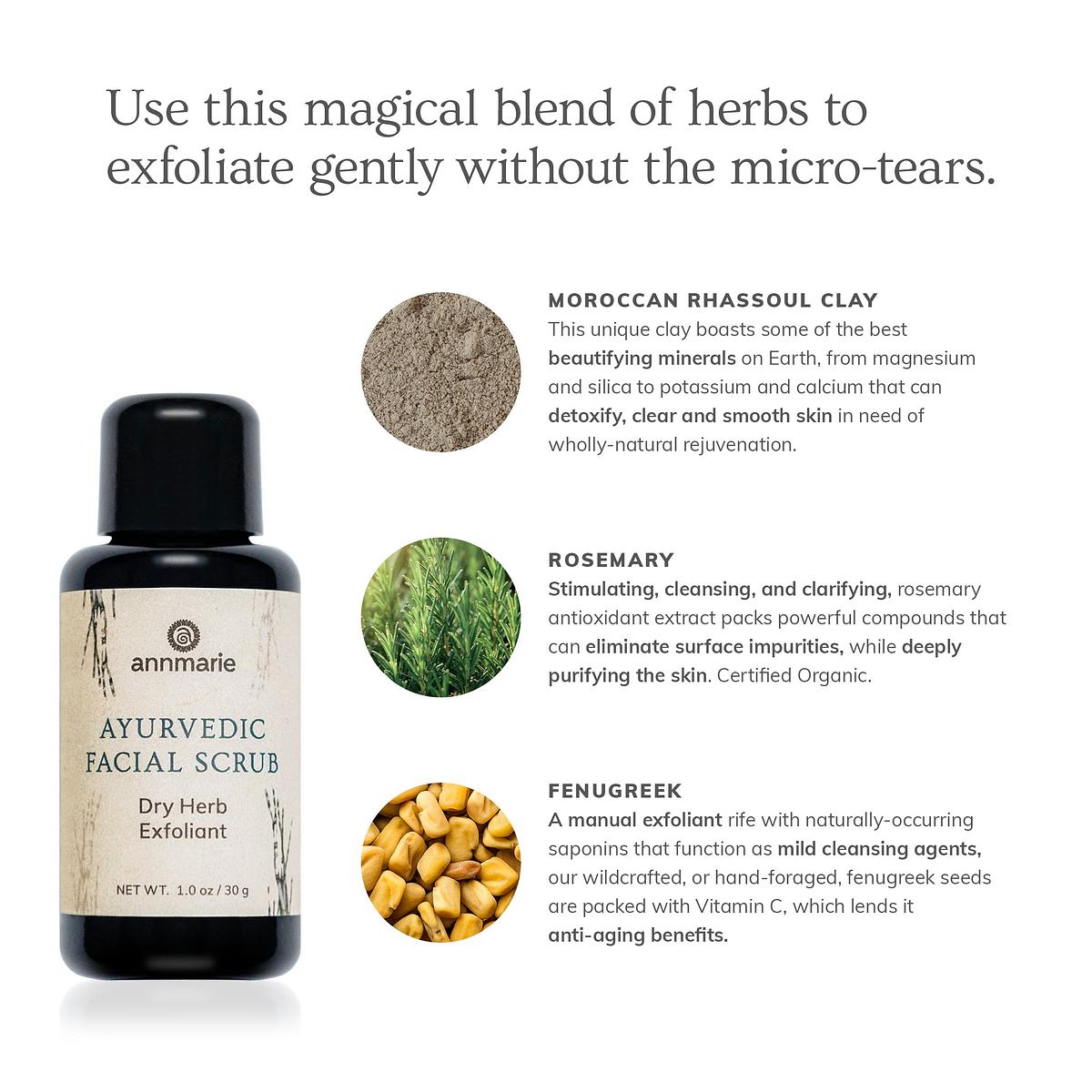 Annmarie Skin Care Ayurvedic Facial Scrub (30ml)