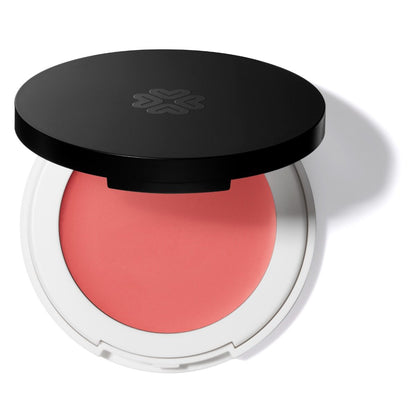 Lily Lolo Peony Lip and Cheek Cream (A very pretty warm petal pink) Vegan. Gluten Free. GMO Free. Cruelty Free.