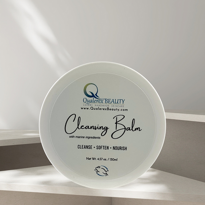 Qualerex Beauty Cleansing Balm with Marine Ingredients • Melts Away Makeup & Skin Impurities • Clear Congested Pores