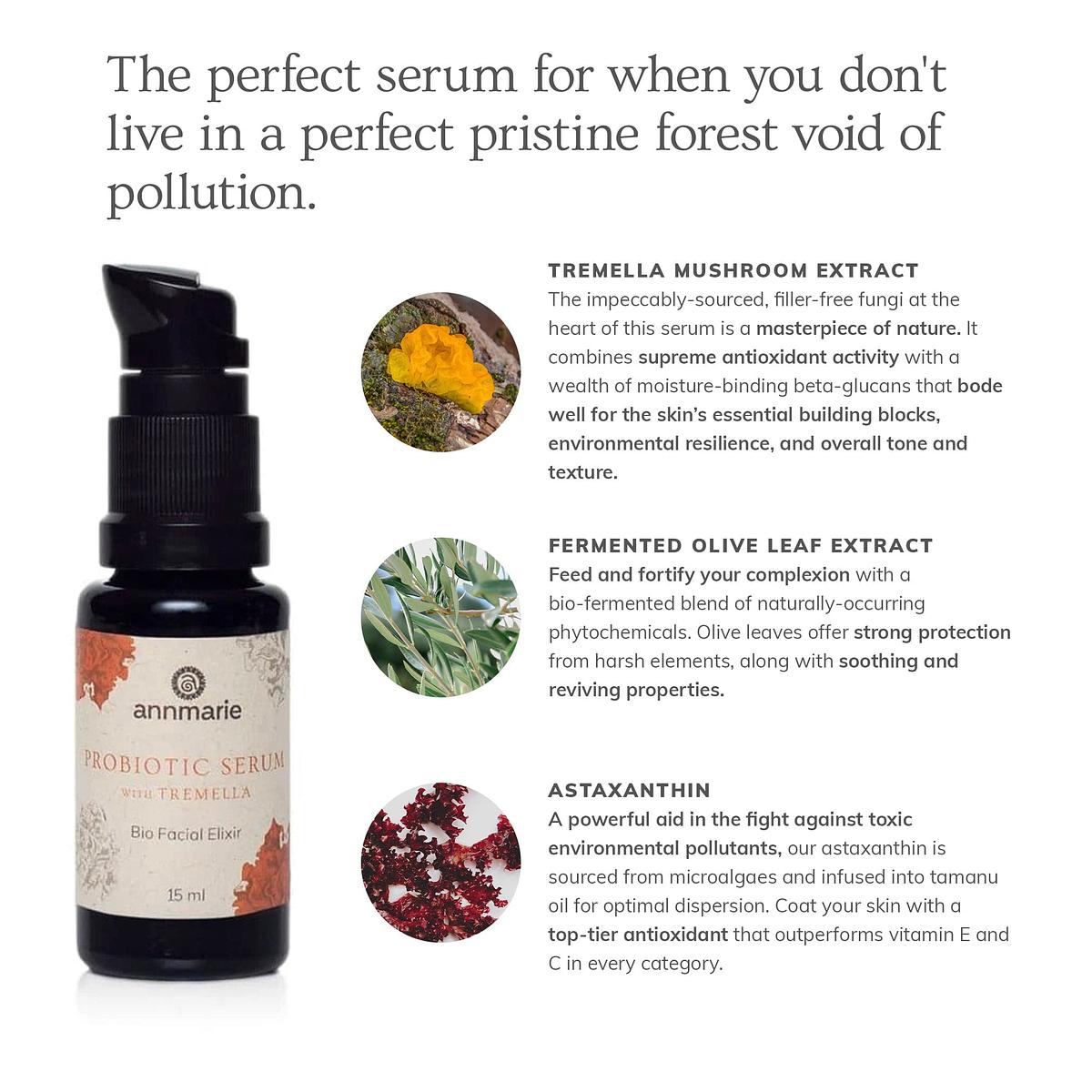 Annmarie Skin Care Probiotic Serum With Tremella - Bio Facial Elixir (15ml)