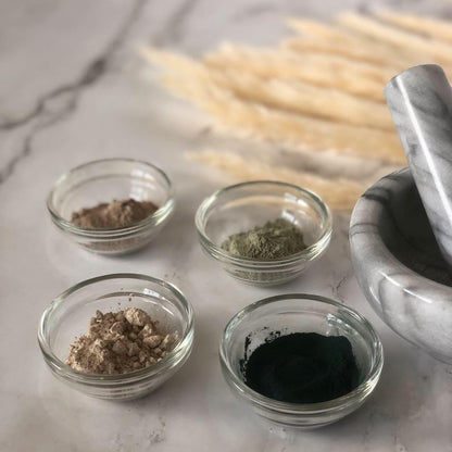 Qualerex Beauty Clay Mask with Chlorella & Spirulina • Preserving Skin's Youthful Vitality