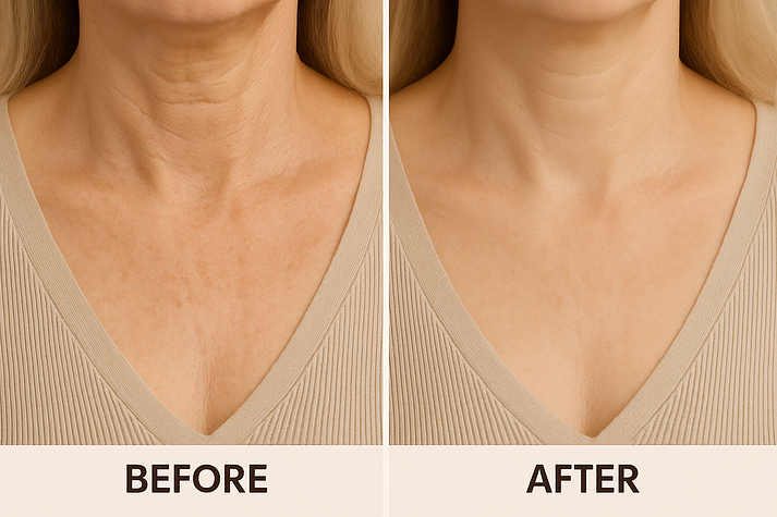 Qualerex Beauty Neck & Décolletage Ceramide Cream for Mature & Menopausal Skin – Firming, Nourishing Botanical Formula