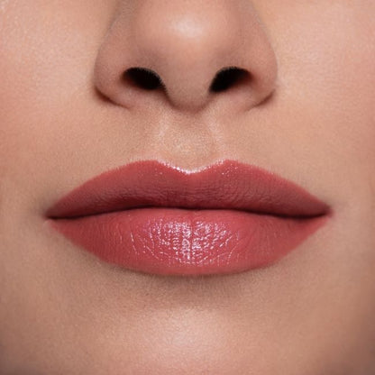 Lily Lolo Undressed Lipstick (a cooler, mauve-based nude): Vegan. Gluten Free. GMO Free. Cruelty Free.