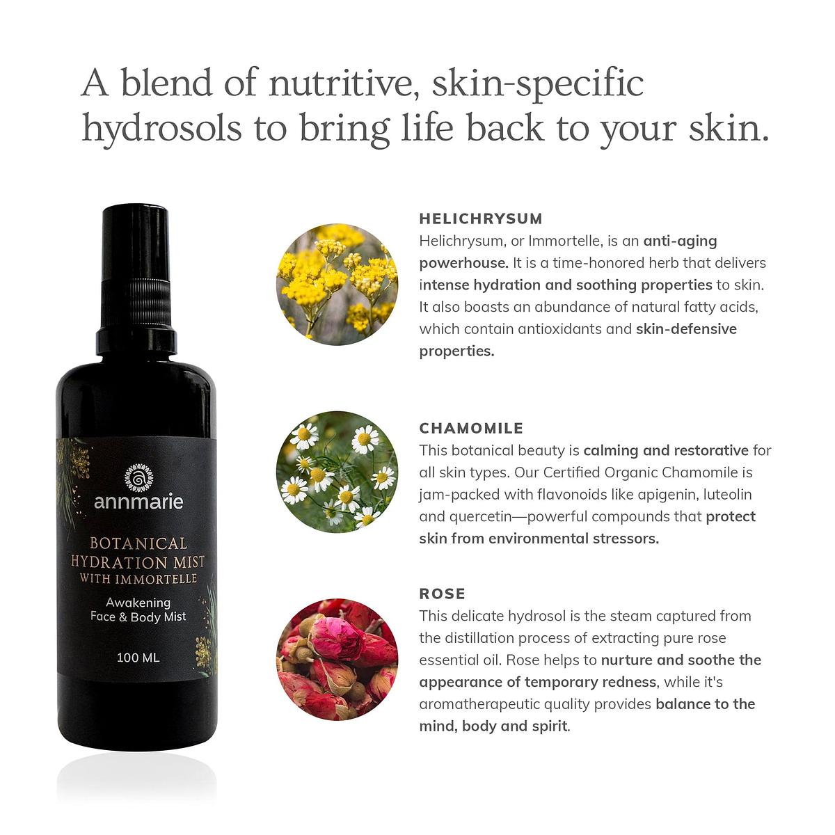 Annmarie Skin Care Botanical Hydration Mist With Immortelle (100ml)