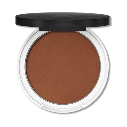 Lily Lolo Montego Bay Pressed Bronzer:   Sheen medium tan. Vegan. Gluten Free. GMO Free. Cruelty Free.