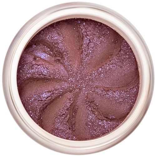 Lily Lolo Choc Fudge Cake Eyes (Deep rich sparkling brown with purple highlights): Vegan. Gluten Free. GMO Free. Cruelty Free.