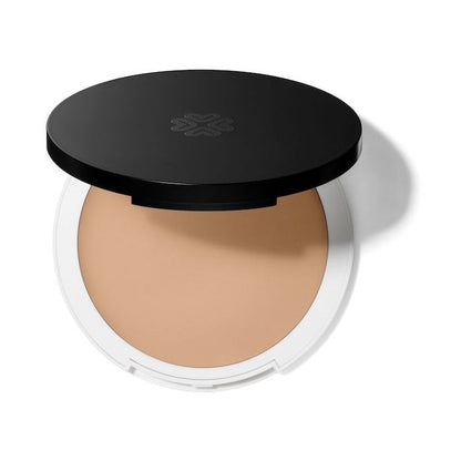 Lily Lolo Cotton Cream Foundation: Light with neutral undertones. Gluten Free. Vegan.