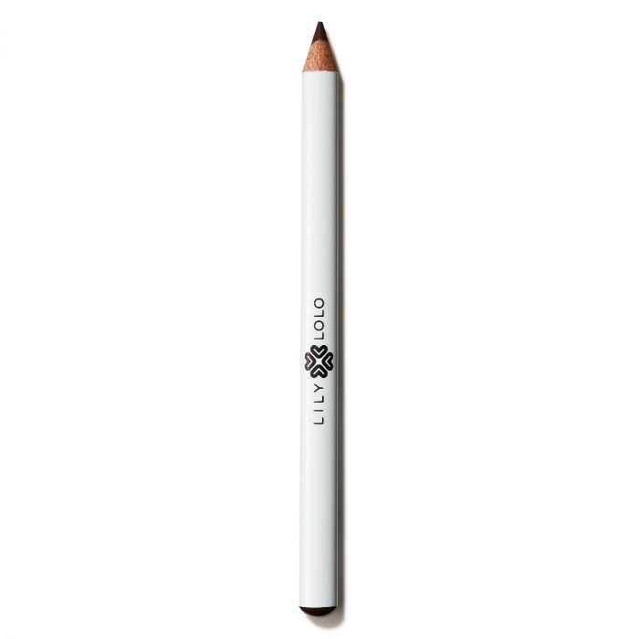 Vegan Lily Lolo Brown Eye Liner: Vegan. Gluten Free. GMO Free. Cruelty Free.  Its soft and smooth application combined with a rich colour pay-off make our Natural Eye Pencil perfect to outline, define and enhance your eyes.